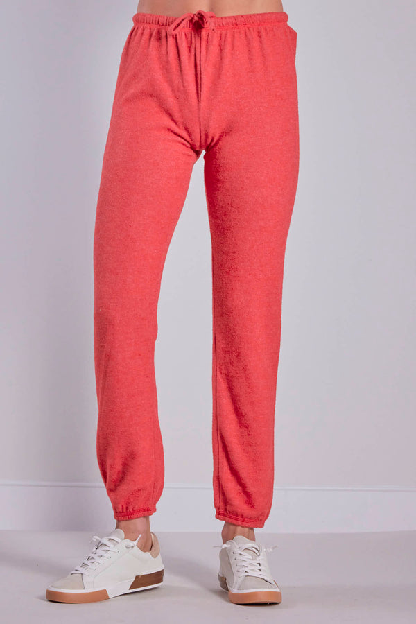 Loungy Sweatpant Deep Red