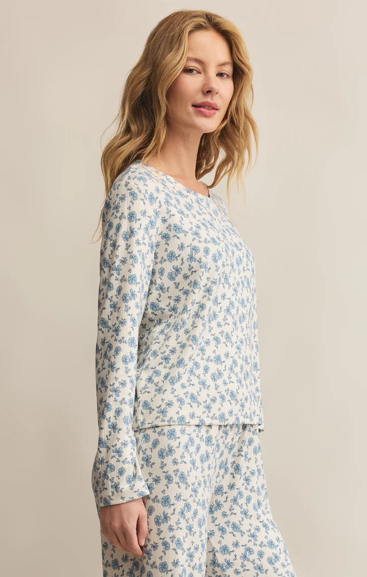 Home Town Ditsy Ls Top