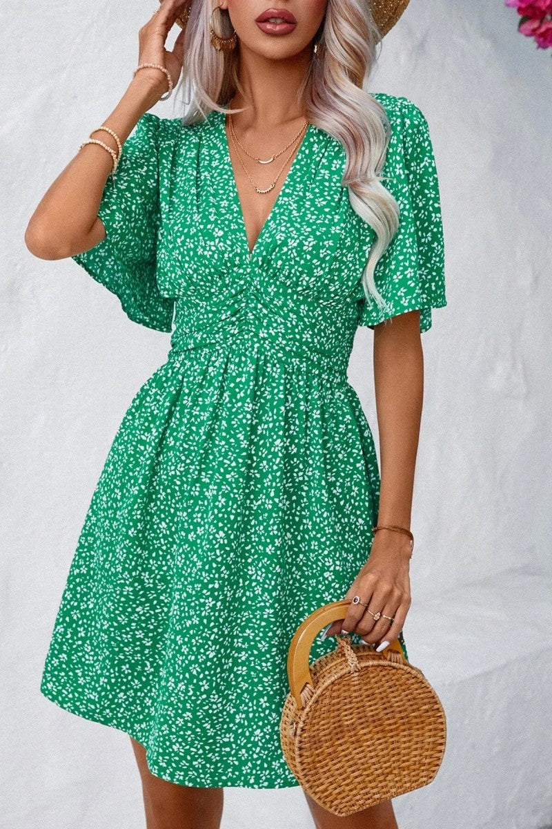 fling mini dress Summer Fling Mini Dress Green / M