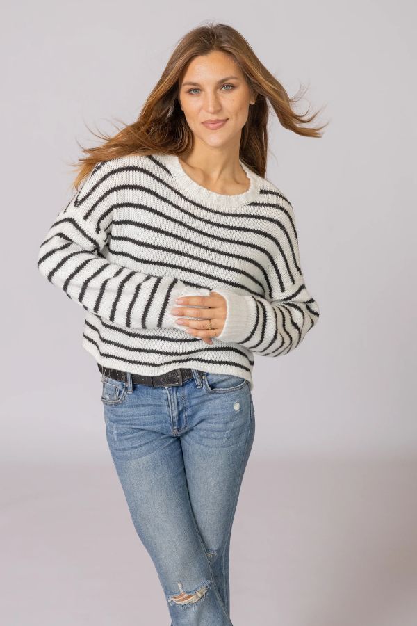Madeline Striped Crew