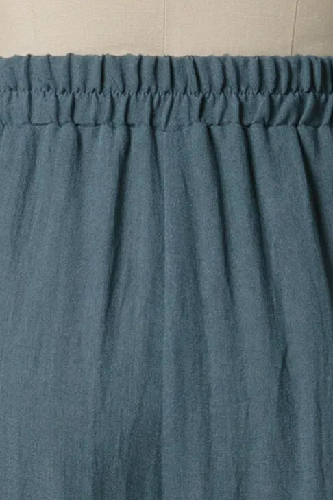 Brenda Woven Wide Leg Pant Dark Slate