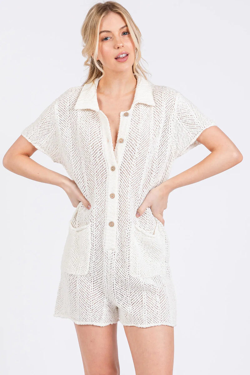 Kamryn Crochet Romper