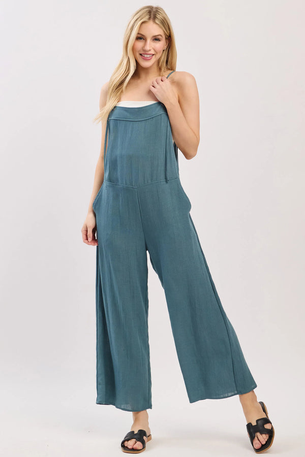 New Mia Jumpsuit Dark Slate
