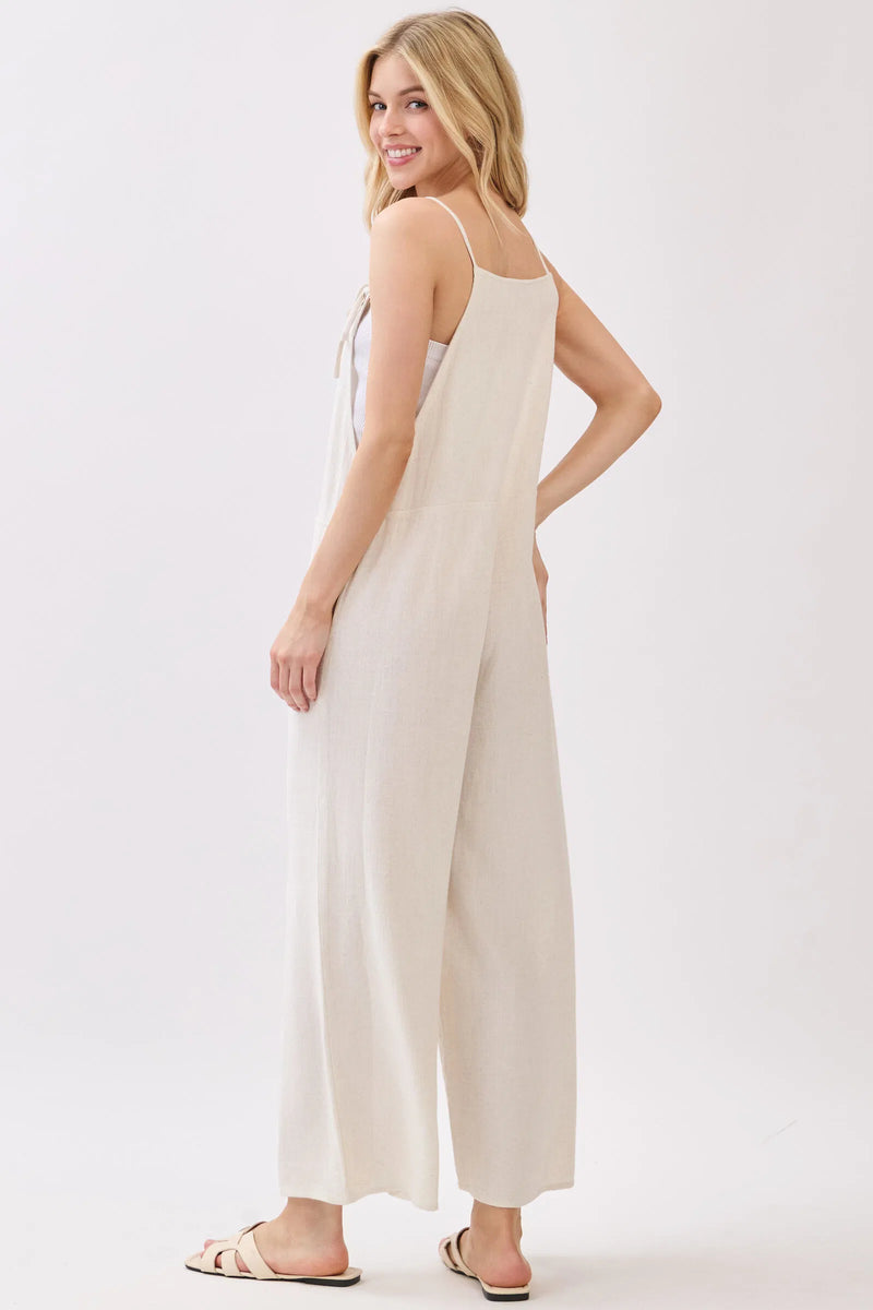 Mia Jumpsuit Oatmeal