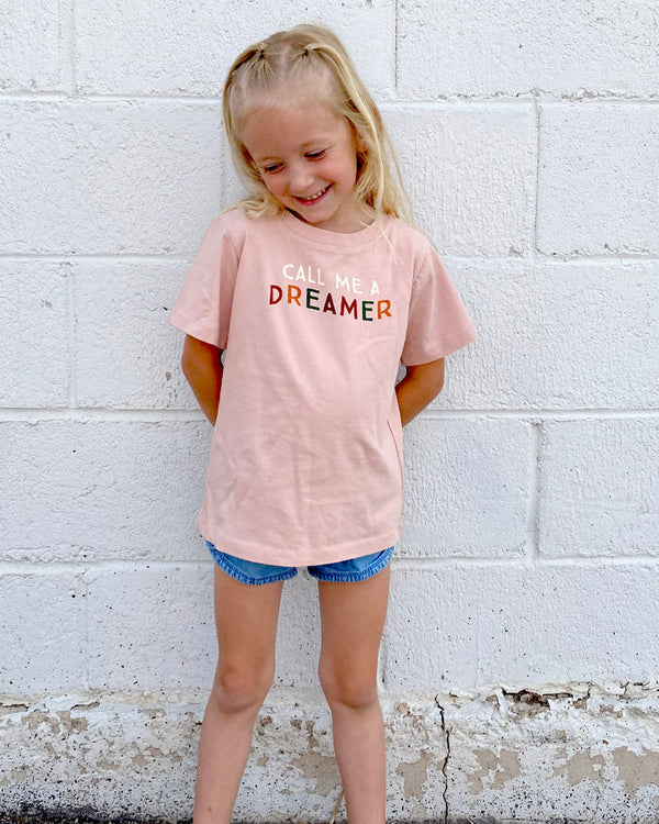 CCO Cotton Kid's Tee w/ Words Call Me A Dreamer