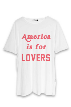 America Is For Lovers Oversized Tee