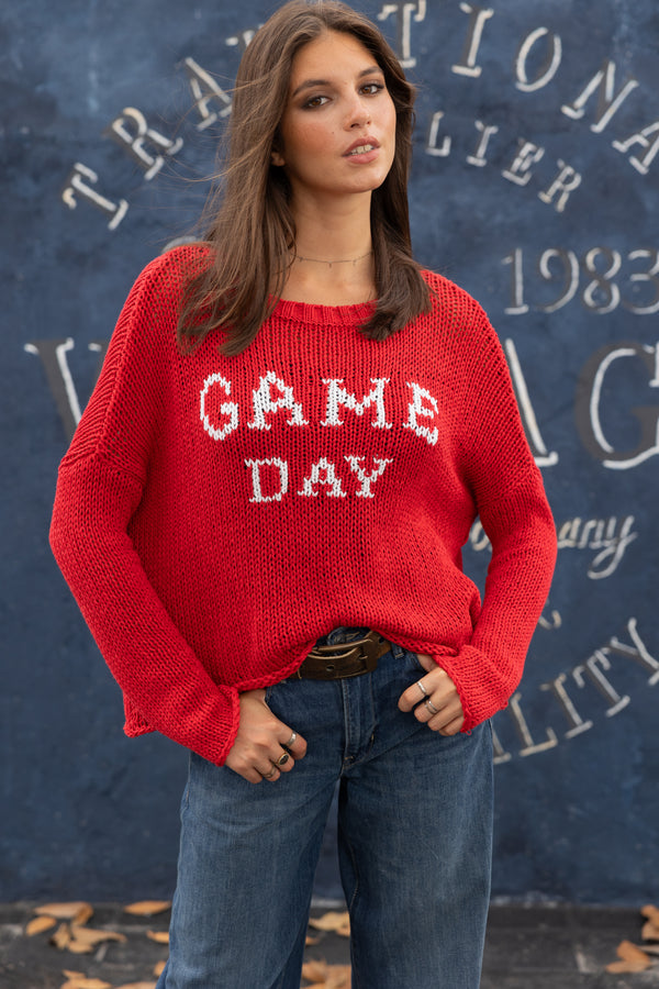 Game Day Purl Knit