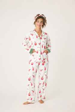 PJ Set Flannels Ecru