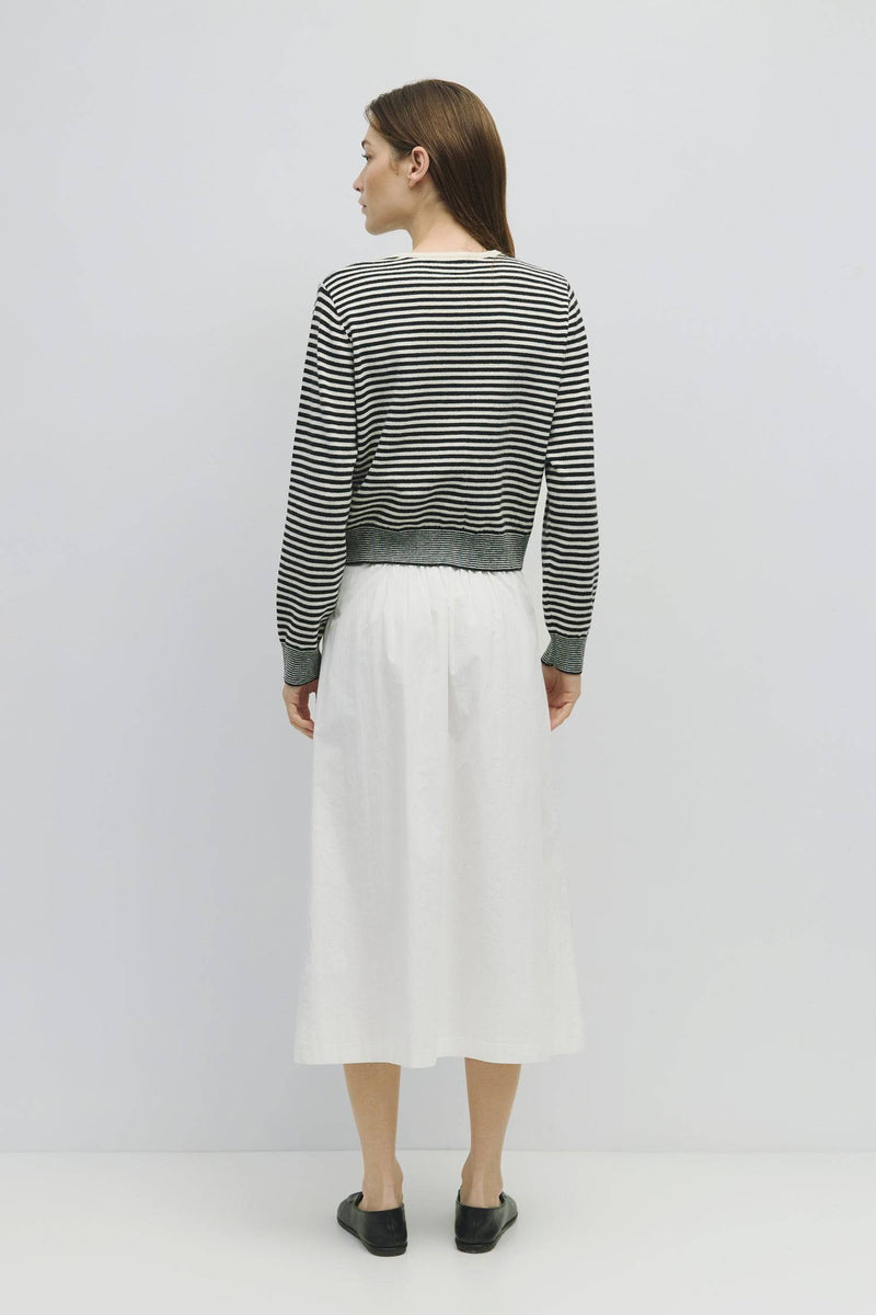 The Gary Cardigan Black/White