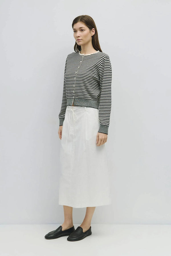 The Gary Cardigan Black/White