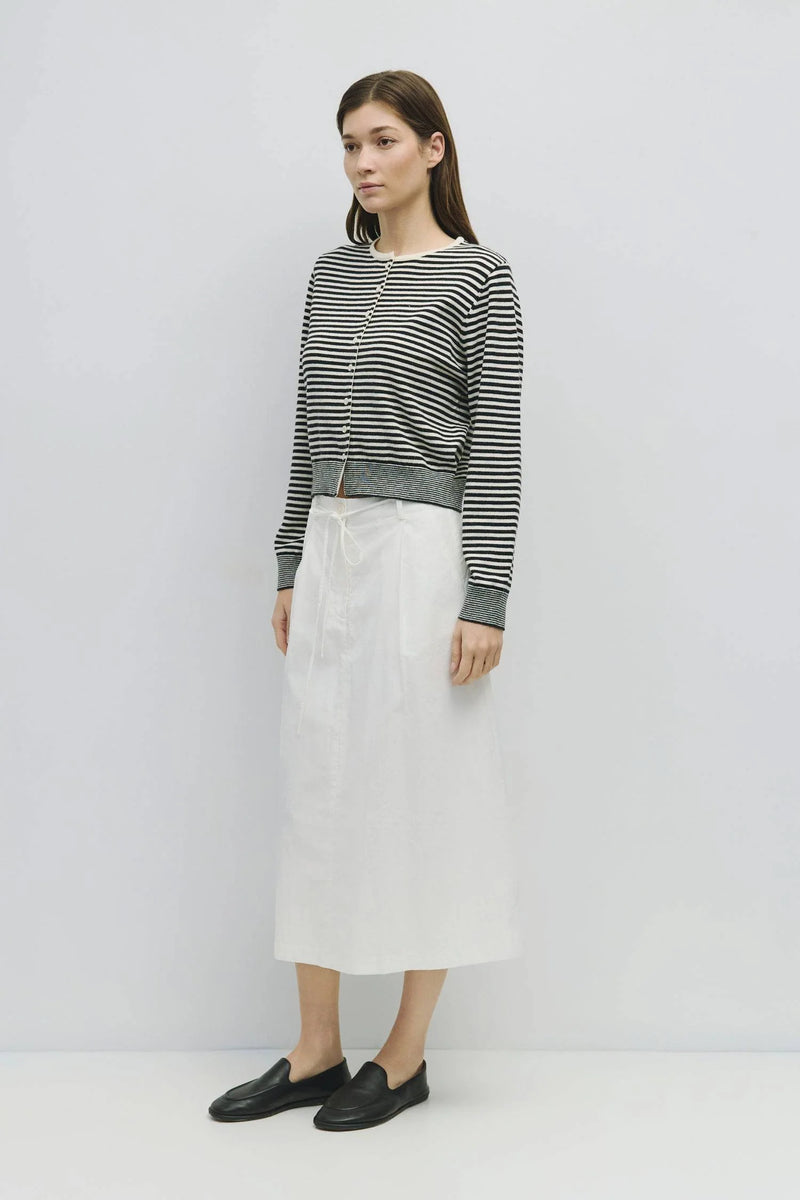 The Gary Cardigan Black/White