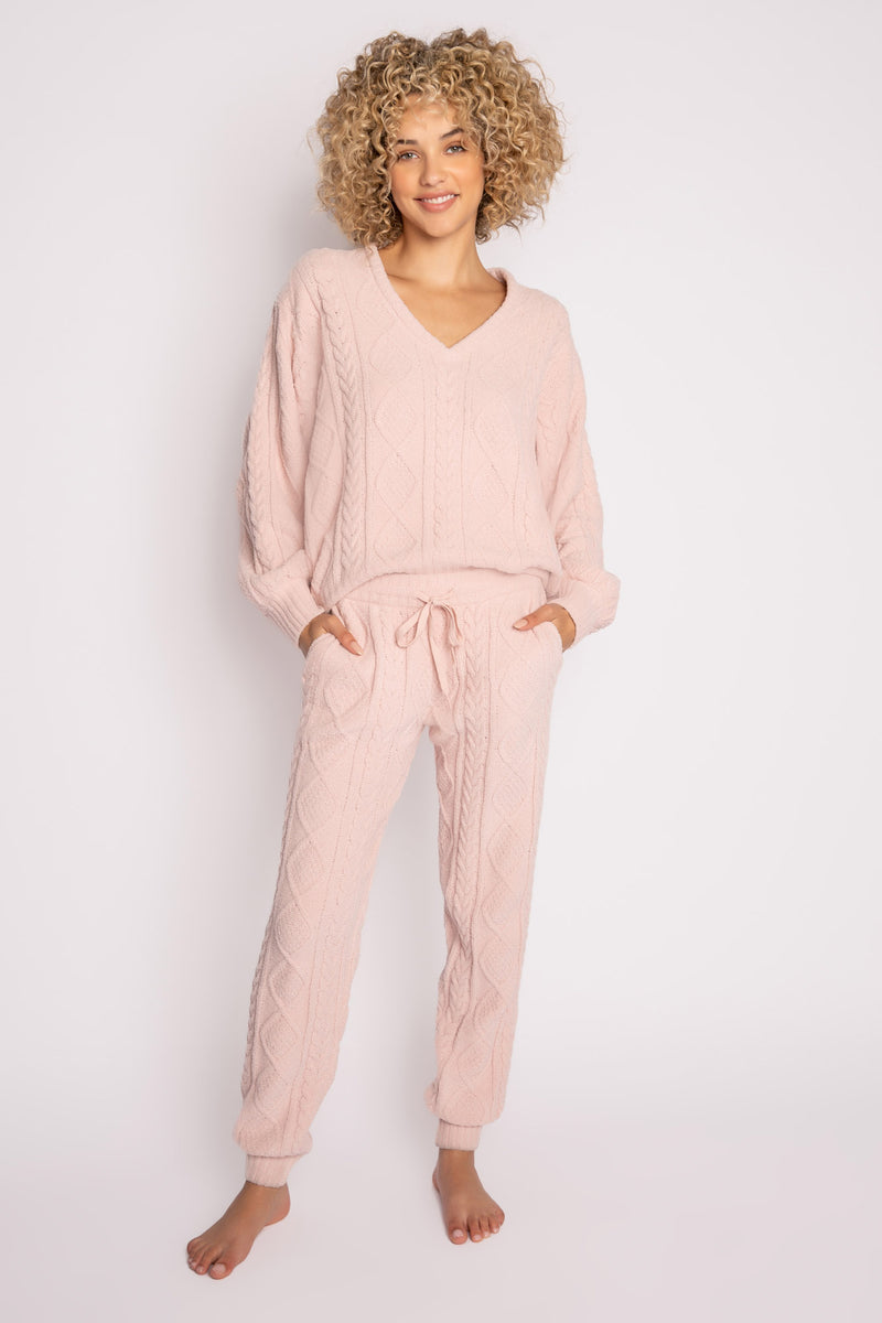 Cozy In Cable Band Pant