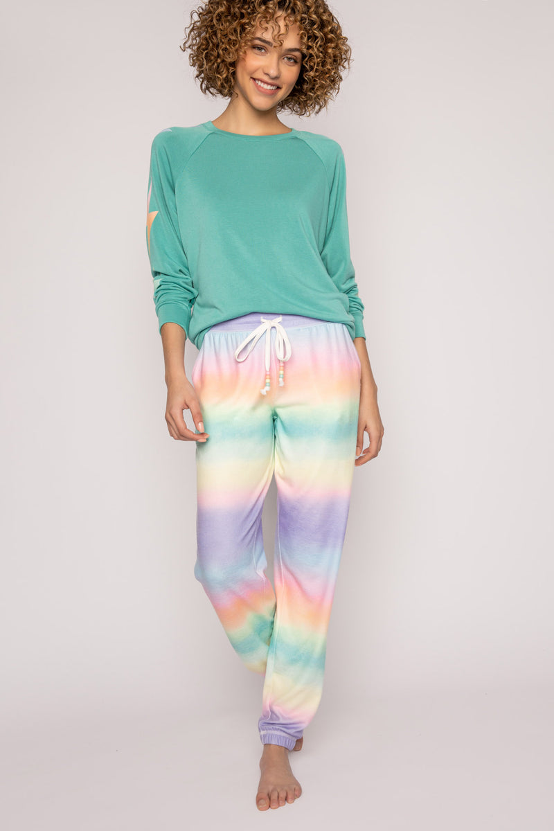 Gradient Good Vibes Band Pant