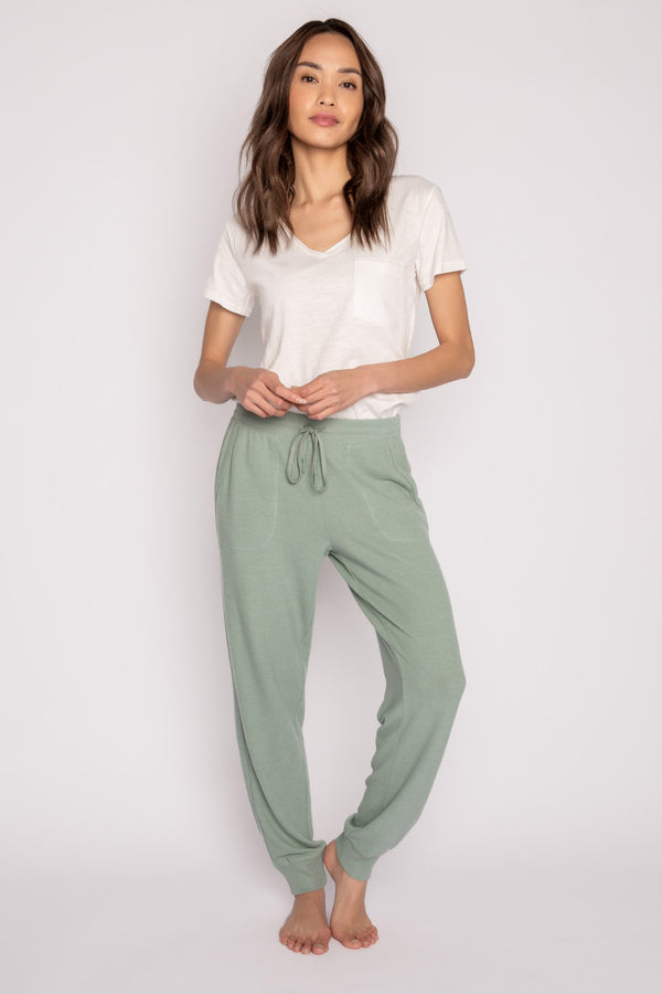 Peachy In Color Band Pant