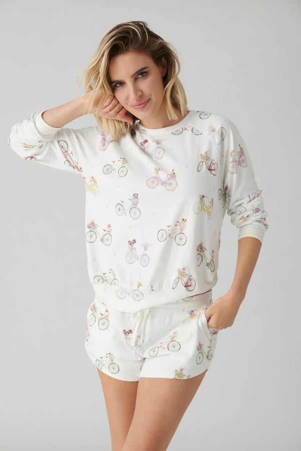 PJS Floral Market L/S Top