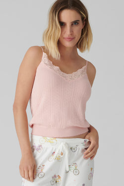 PJS Sweetheart Pointelle Cami