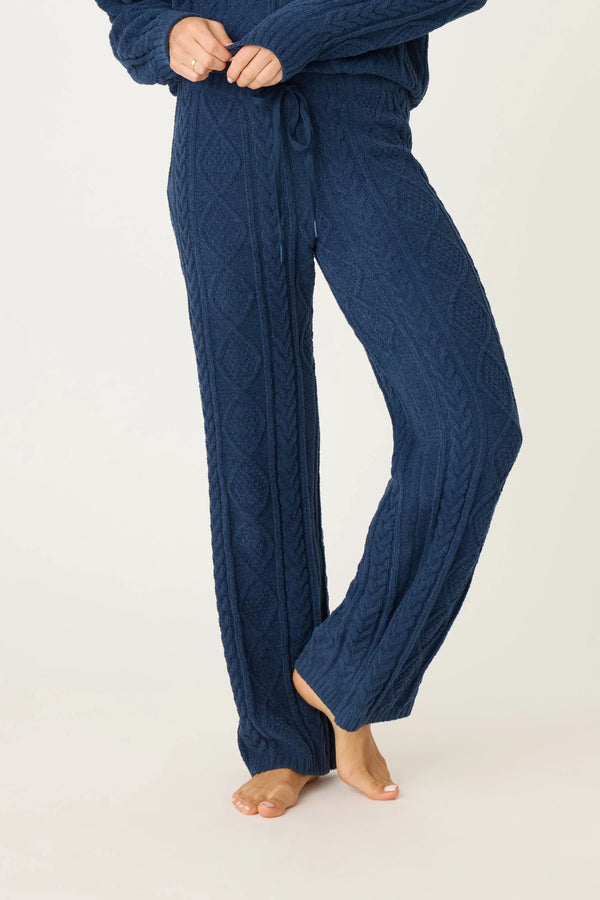 Pant Chenille Cable Knit