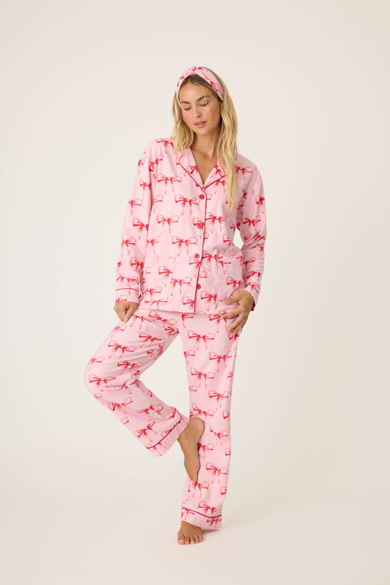 PJ Set Flannels Candy Pink