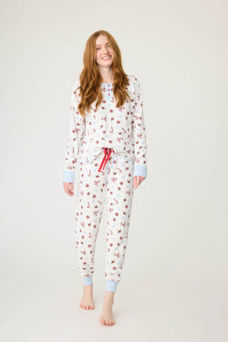 PJ Set Ski Jammie Ivory