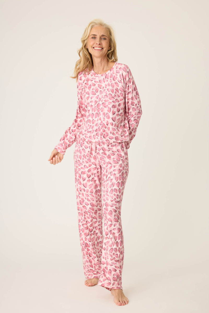 PJ Set Full of Love Blush