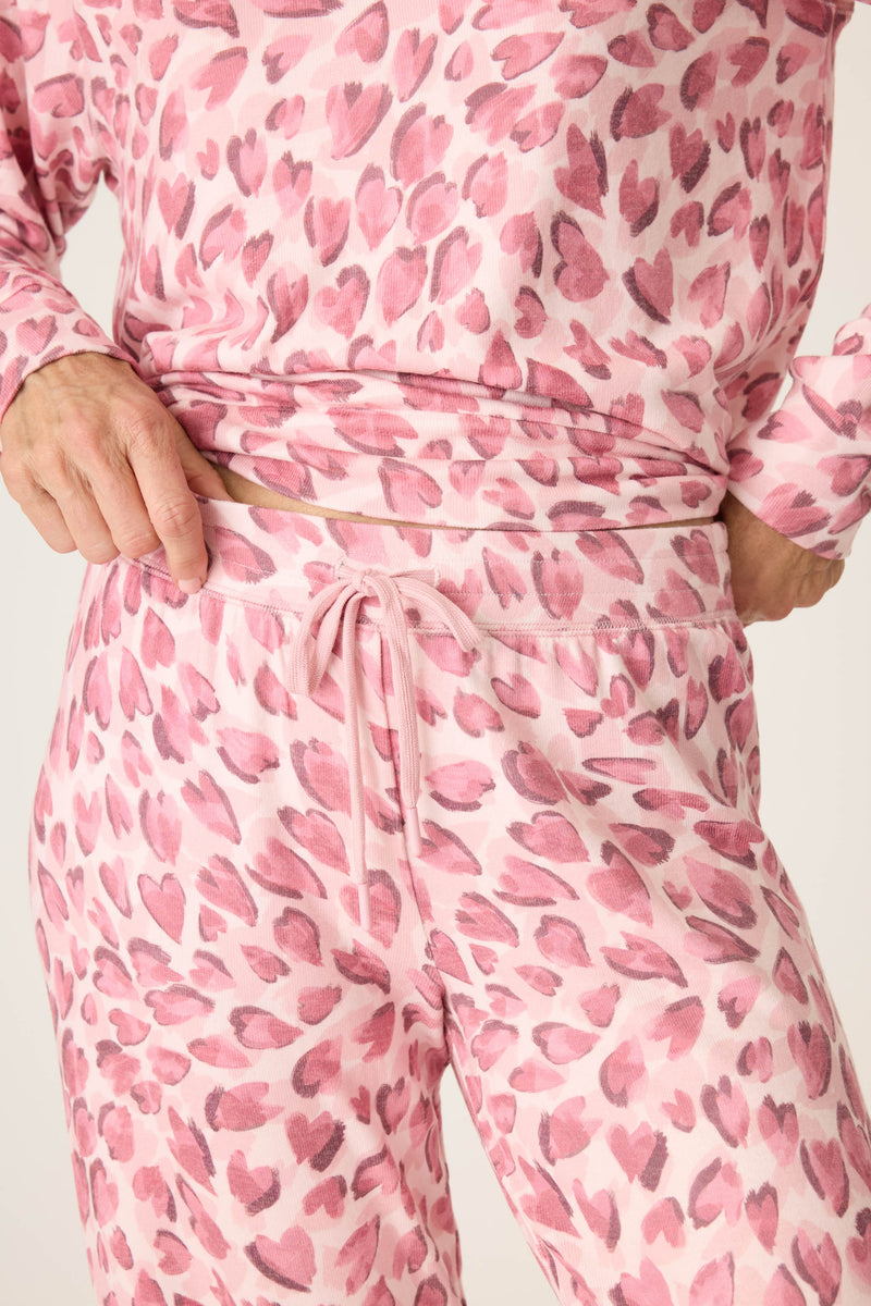 PJ Set Full of Love Blush