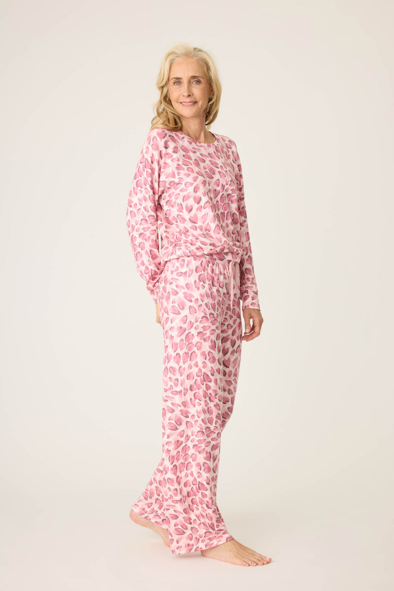 PJ Set Full of Love Blush