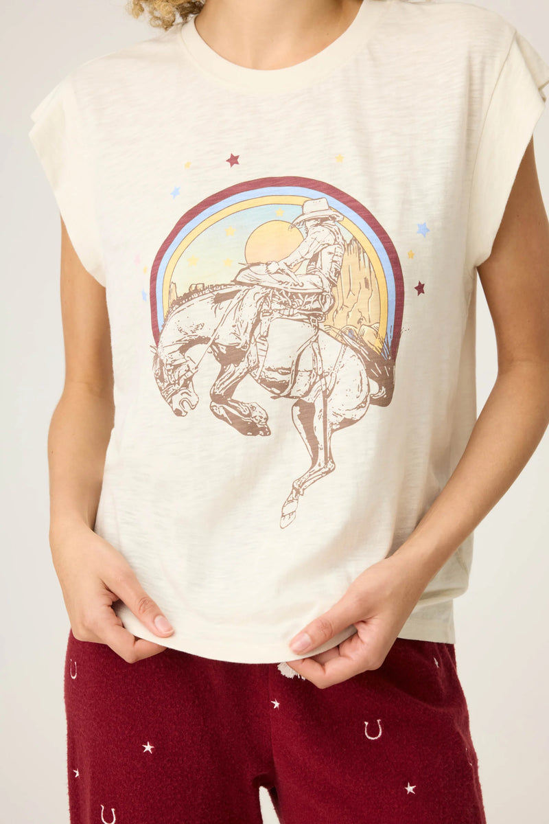 S/S TEE HOLD YOUR HORSES