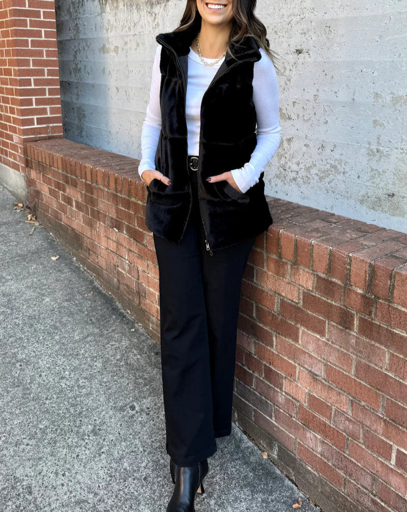 Dylan Reversible Fur Vest