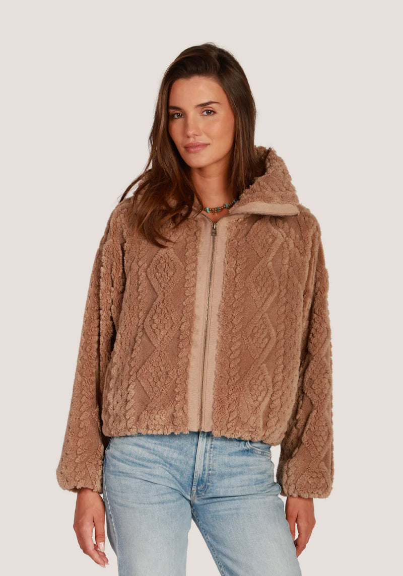 So Cozy Cable Jacket Natural