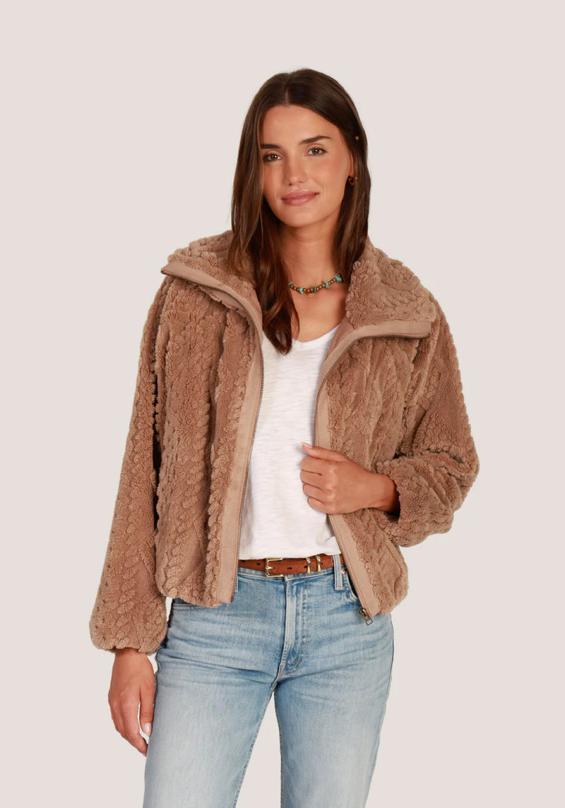 So Cozy Cable Jacket Natural