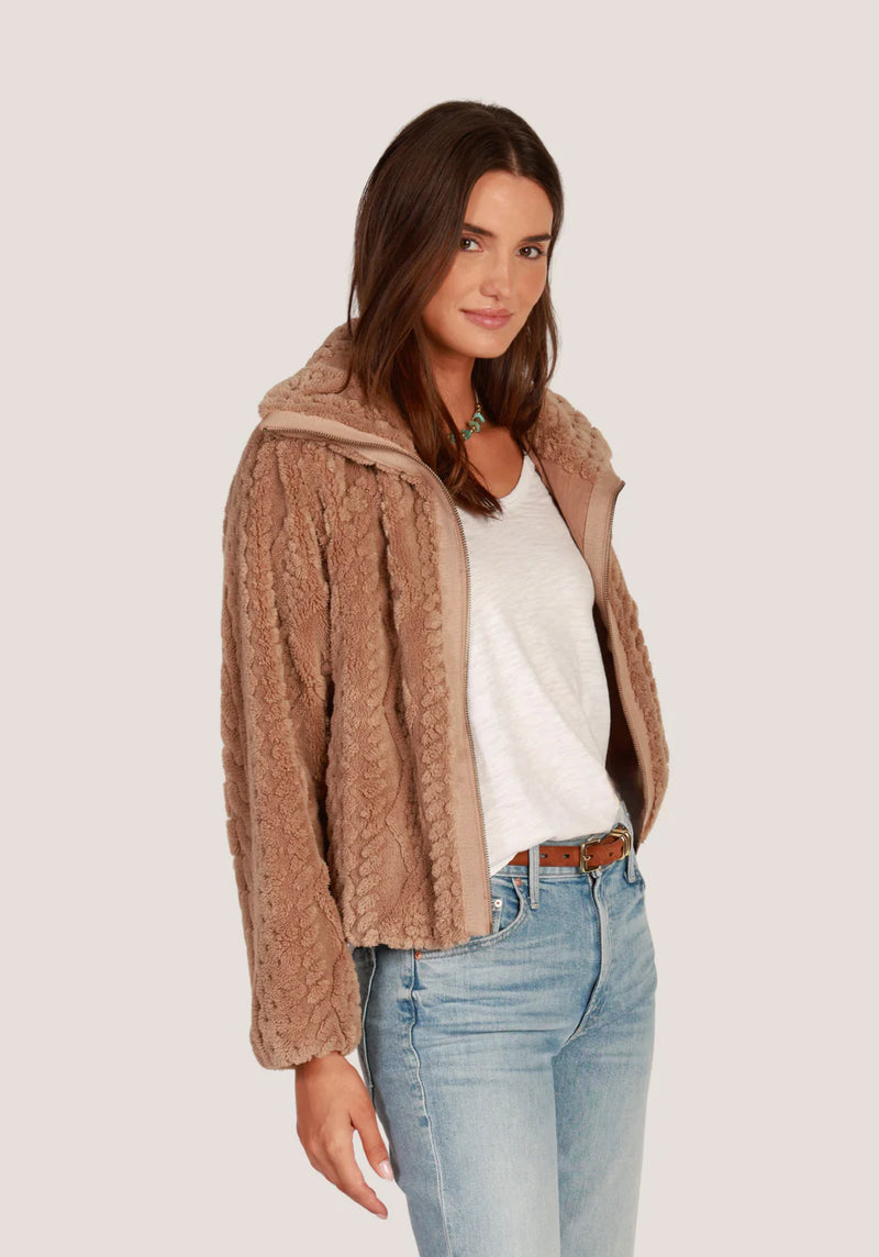 So Cozy Cable Jacket Natural