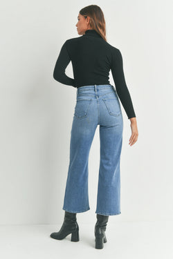 JBD HR CARGO POCKET WIDE LEG medium denim