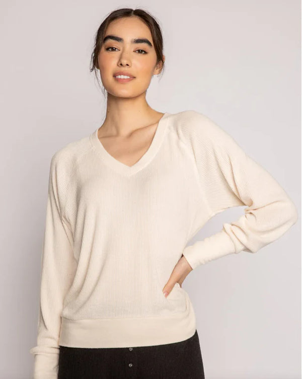 Long Sleeve Craving Corduroy Natural