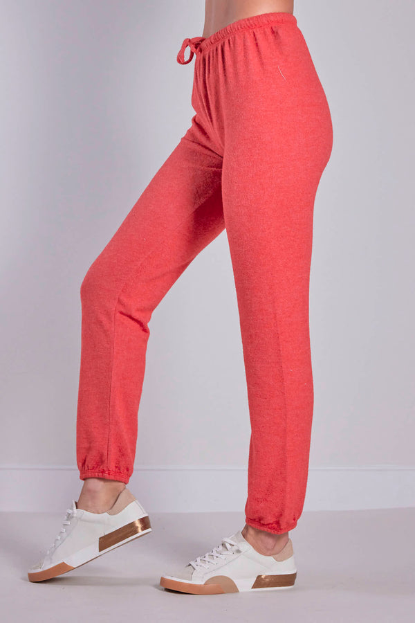 Loungy Sweatpant Deep Red