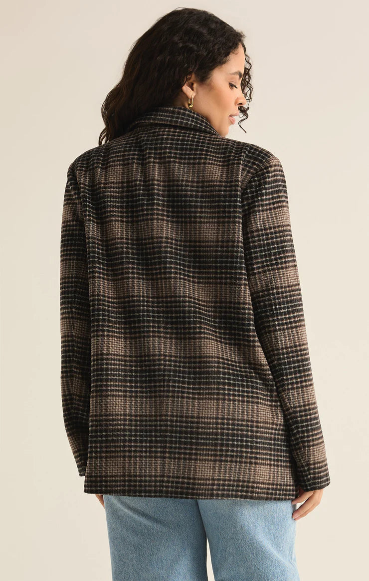 Kingston Relaxed Plaid Blazer