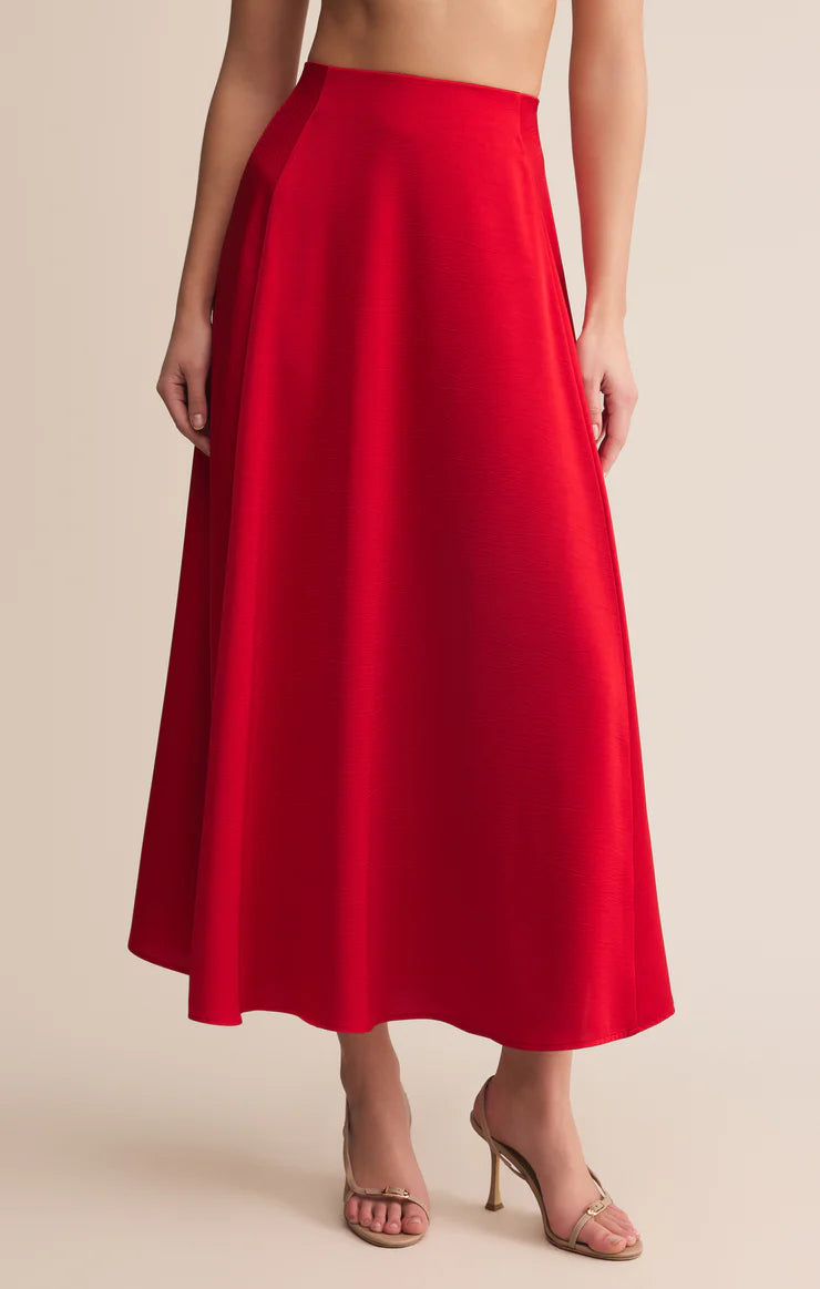 Northpointe Midi Skirt Red