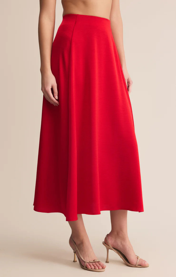 Northpointe Midi Skirt Red
