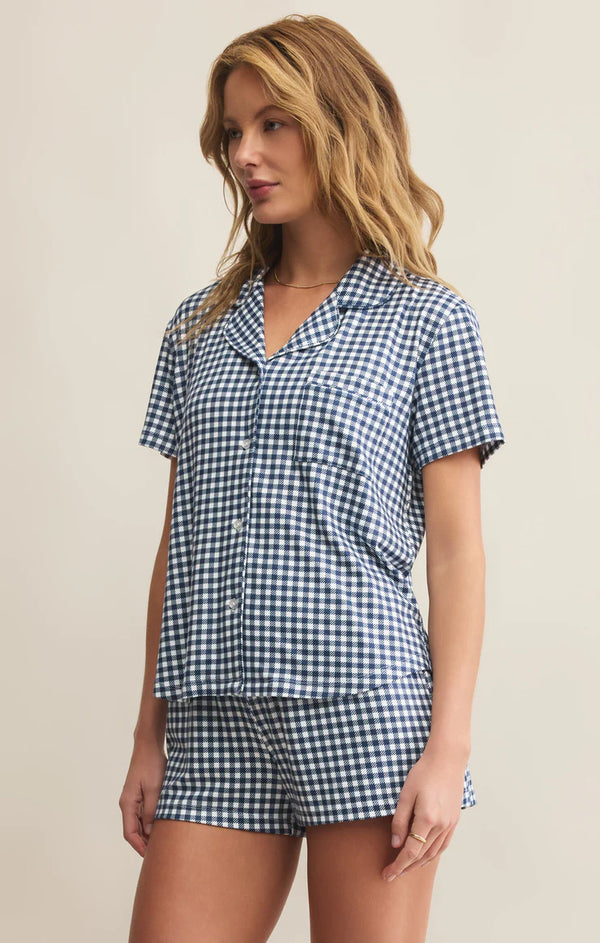 Amy Gingham Top