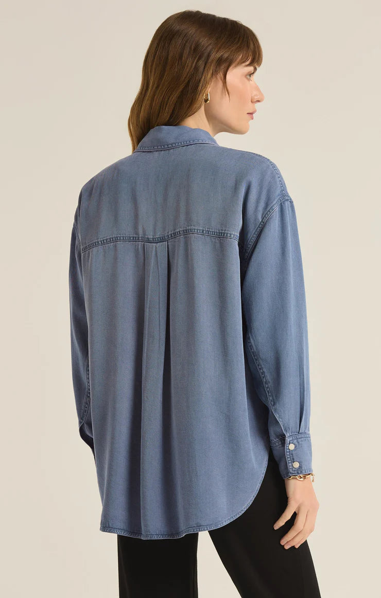 ZSP Colbie Chambray Top