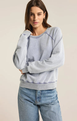 ZSP Saldana Knit Denim Top