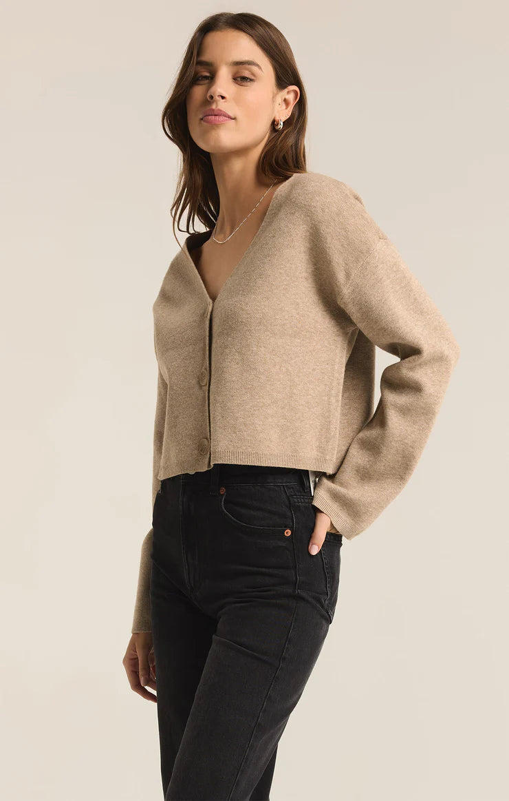 Estelle Cardigan Oatmeal heather