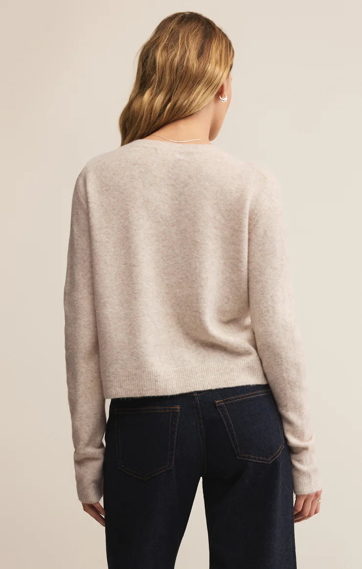 Medina Cardigan Oatmeal Heather