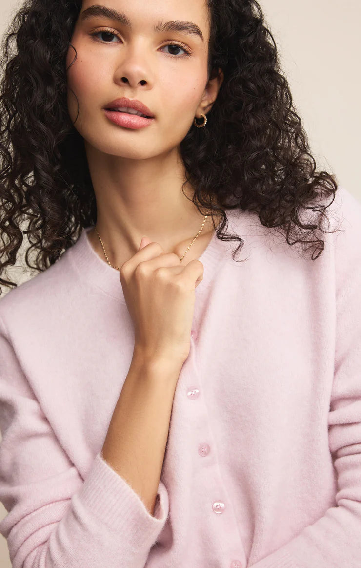 Medina Cardigan Washed Pink