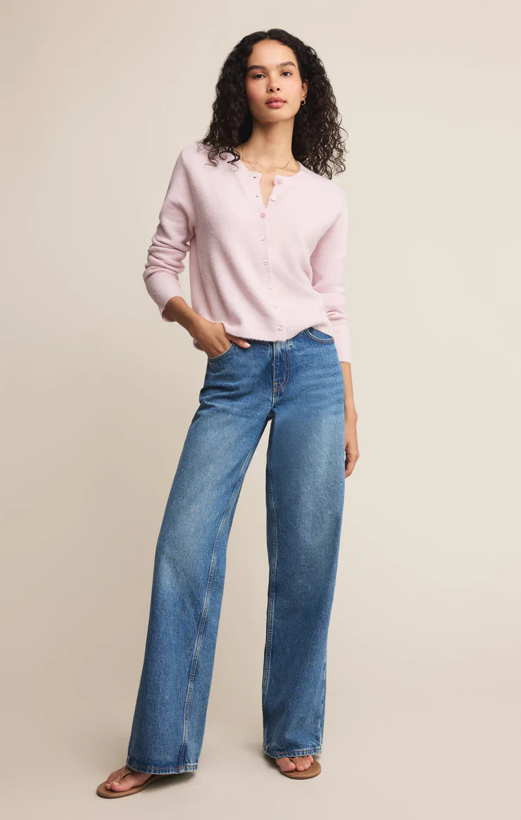 Medina Cardigan Washed Pink