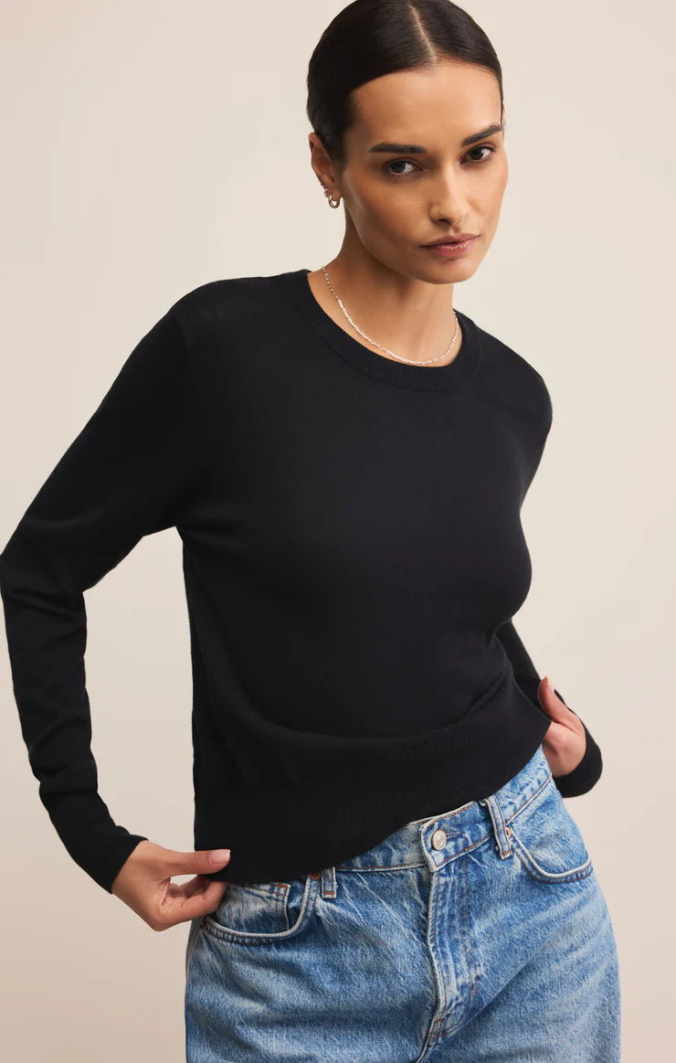 The Perfect Layer Sweater Black