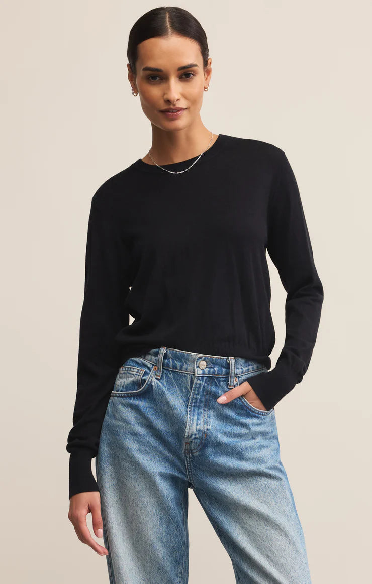 The Perfect Layer Sweater Black