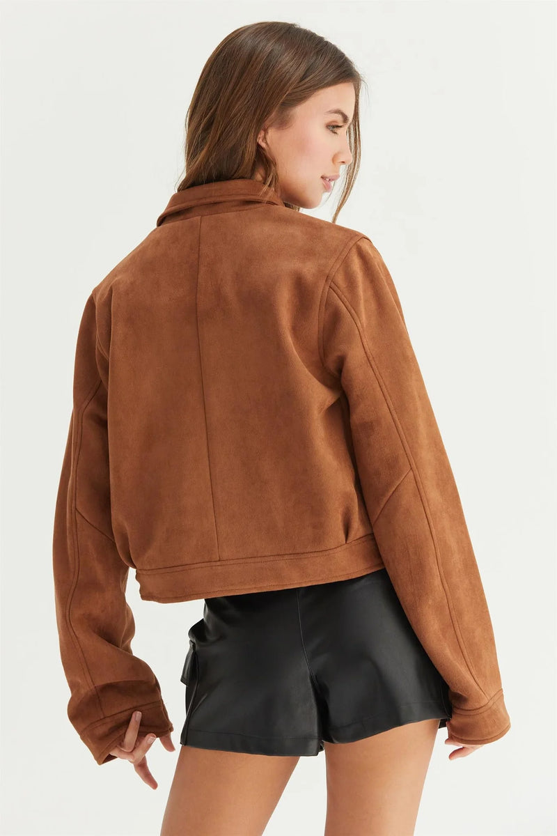 The Sylvie Zip Jacket Coconut