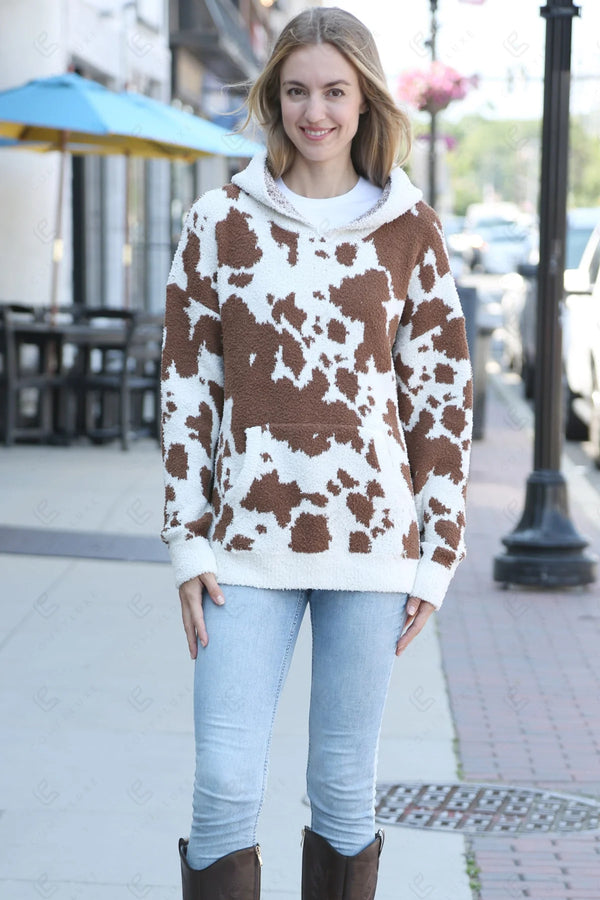 Cow Hooded Sweater