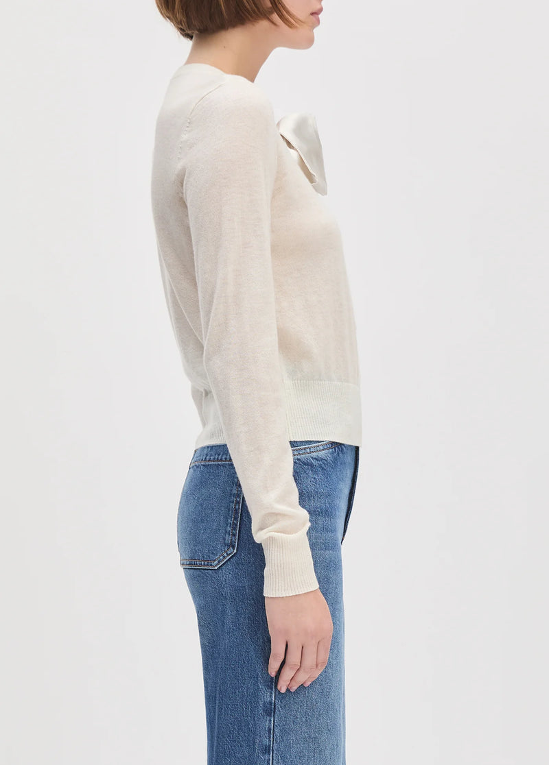 The Take A Bow Cardigan Ivory