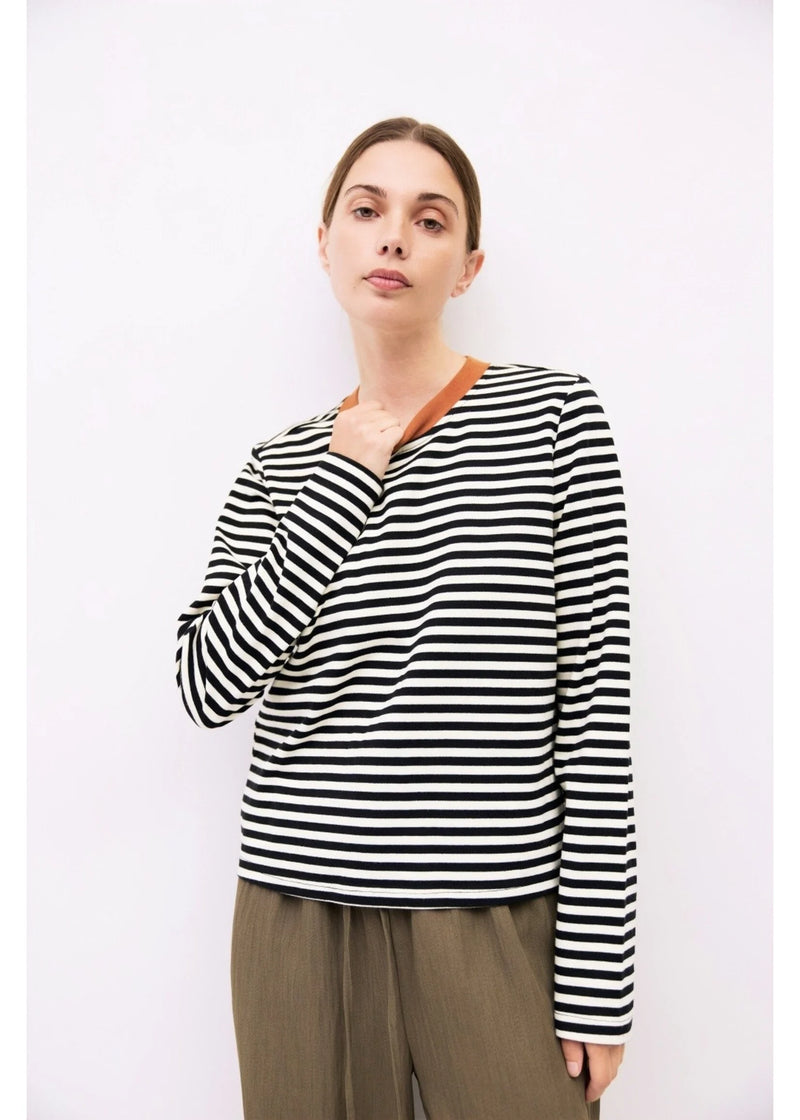 Meet Me in Paris Top Black/Cream